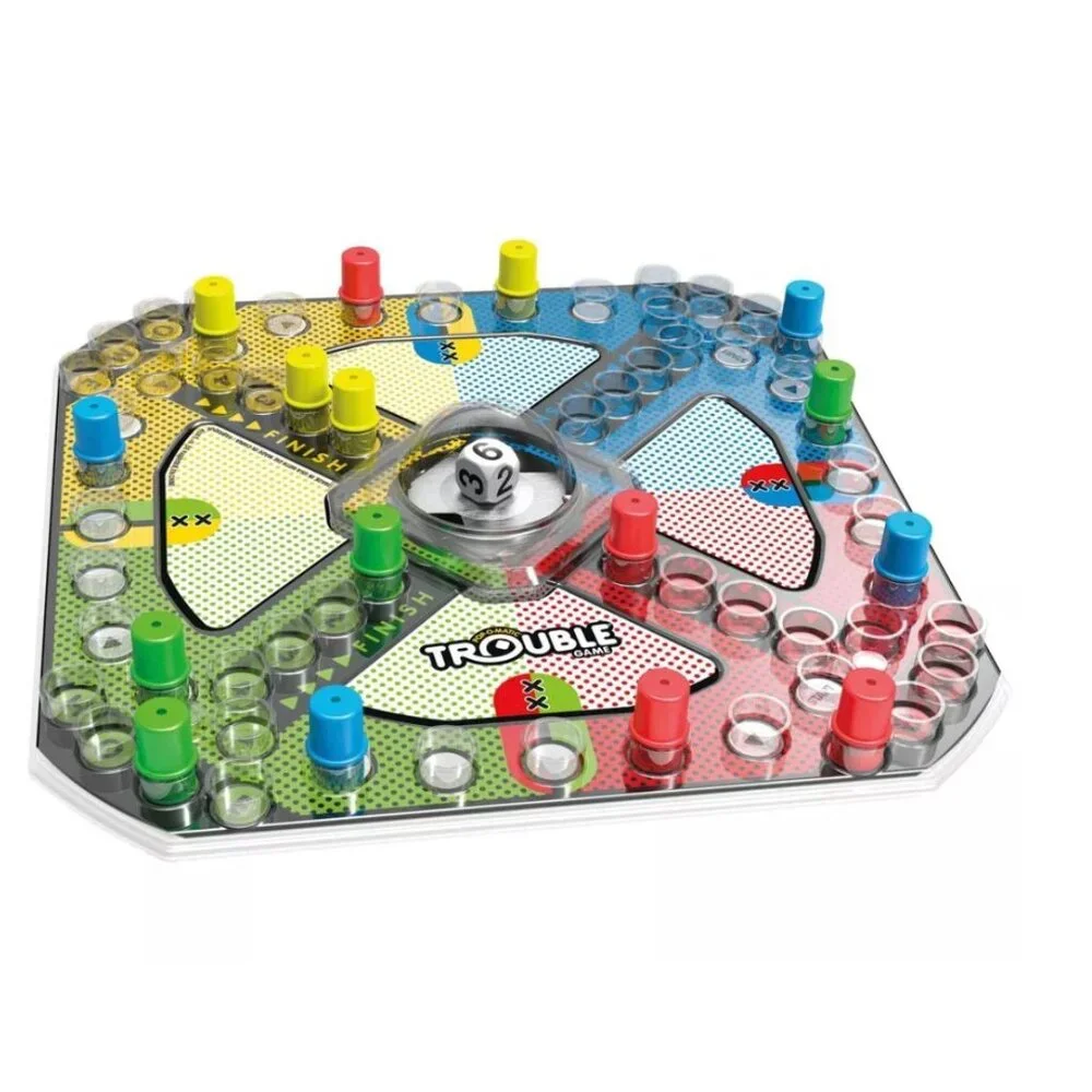 TROUBLE Game & TRIVIAL PURSUIT Drop Trivia